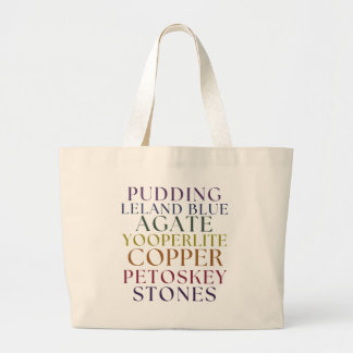 Michigan Rockhound Petoskey Stone Grote Canvas tas