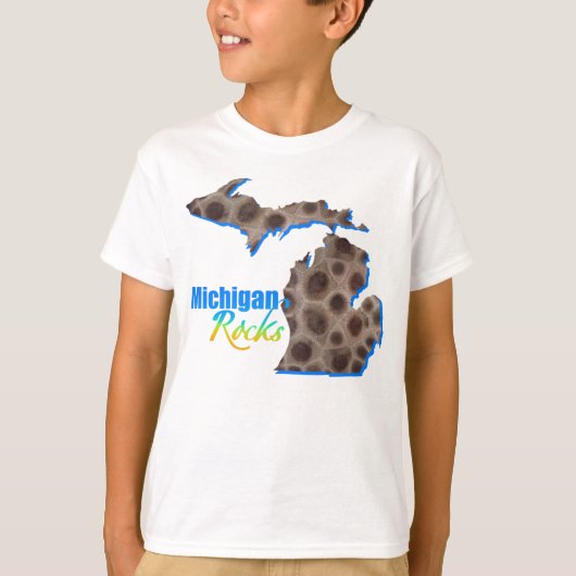 Michigan rocks | Pandenpatroon T-Shirt van petoske (Voorkant)