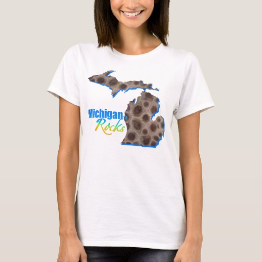 Michigan rocks | Pandenpatroon T-Shirt van petoske (Voorkant)