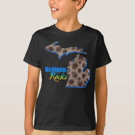 Michigan rocks | Patroon van petoespeelsteen T-shirt