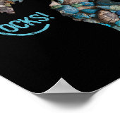 Michigan Rocks Petoskey Stone Hunting T-shirt Grea Poster (Hoek)