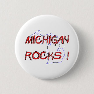 Michigan ROCKS Ronde Button 5,7 Cm