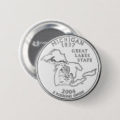 Michigan Ronde Button 5,7 Cm (Voorkant /achterkant)