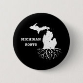 Michigan Roots Ronde Button 5,7 Cm (Voorkant)