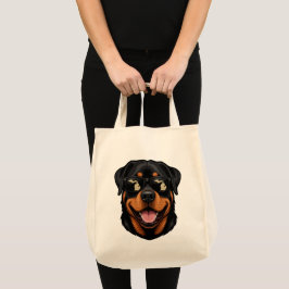 Michigan Rottweiler met zonnebril Tote Bag