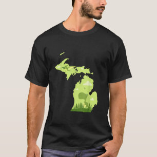 Michigan Schattigee T rex dinosaurus Staten Kinder T-shirt