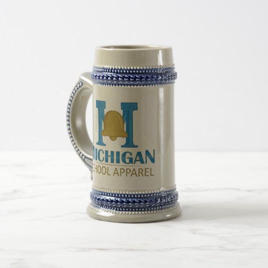 Michigan School Apparel Bierpul (Voorkant links)
