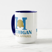 Michigan School Apparel Mok (Voorkant links)