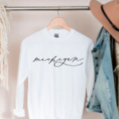 Michigan Script State Women's Sweatshirt