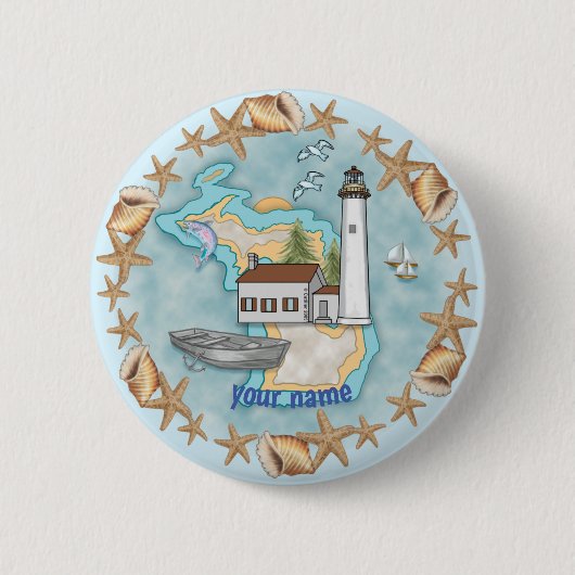Michigan Shells Lighthouse speldje (Voorkant)