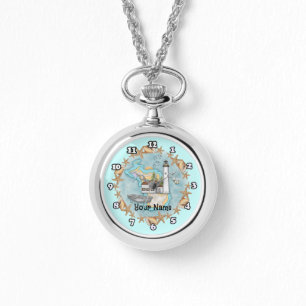 Michigan Shells vuurtoren horloge