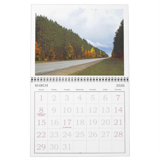"MICHIGAN SHOWS HAAR HERFSTKLEUREN" KALENDER 2025 (Mar 2026)