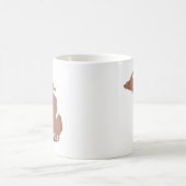 Michigan Silhouette Copper White Home Koffiemok (Center)