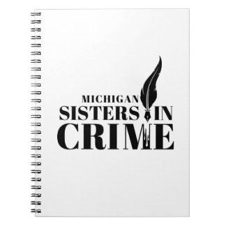 Michigan Sisters in Crime notitieboek of tijdschri