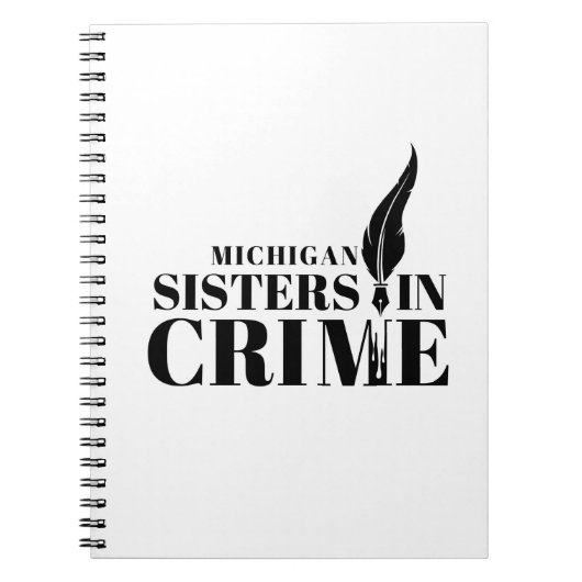 Michigan Sisters in Crime notitieboek of tijdschri (Voorkant)