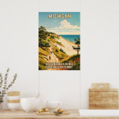 Michigan Slapen Beer Dunes National Lakeshore 03 Poster (Keuken)