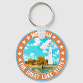 Michigan Sleutelhanger (Voorkant)