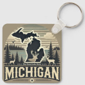 Michigan Sleutelhanger (Achterkant)