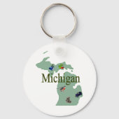 Michigan Sleutelhanger (Voorkant)