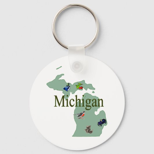 Michigan Sleutelhanger (Voorkant)