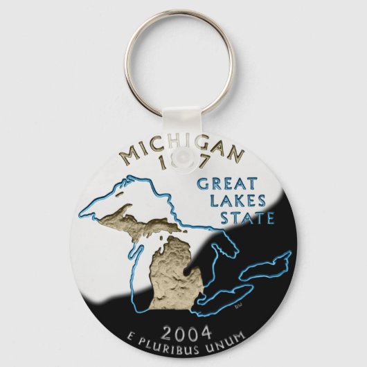 Michigan Sleutelhanger (Voorkant)
