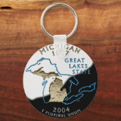 Michigan Sleutelhanger (Voorkant)