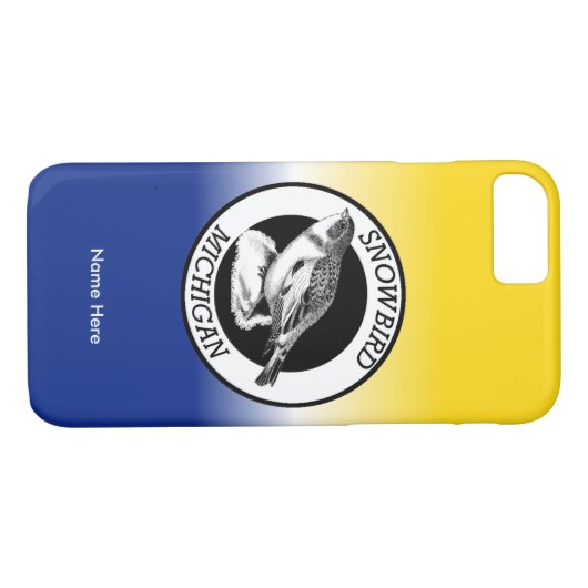 MIchigan Snowbird Shield Case-Mate iPhone Case (Achterkant (Horizontaal))