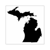 Michigan Solid Rubber Art Stamp Rubberstempel (Afrduk)