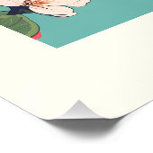 Michigan staat appelbloesem bloemenmarkt perfect poster (Hoek)