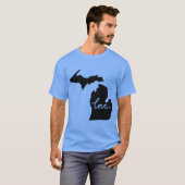 Michigan staat liefde Oversized T-shirt (Voorkant volledig)