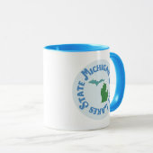 Michigan - staat van de Grote Meren Mok (Voorkant rechts)