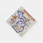 Michigan Staatsfeest Servet (Hoek)