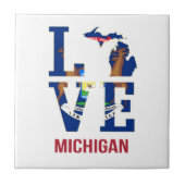 Michigan staatsliefde tegeltje (Voorkant)