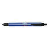 Michigan Staatsvlag Blauwe Inkt Pen (Achterkant)