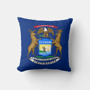 Michigan Staatsvlag Kussen