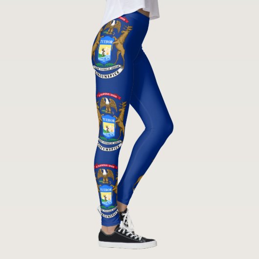 Michigan Staatsvlag Leggings (Rechts)