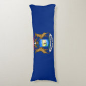 Michigan Staatsvlag Lichaamskussen (Voorkant Verticaal)