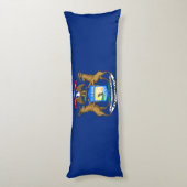 Michigan Staatsvlag Lichaamskussen (Achterkant (Verticaal))