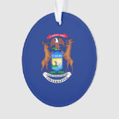 Michigan Staatsvlag Ontwerp Ornament (voorkant)