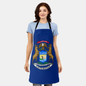 Michigan Staatsvlag Schort (Gedragen)