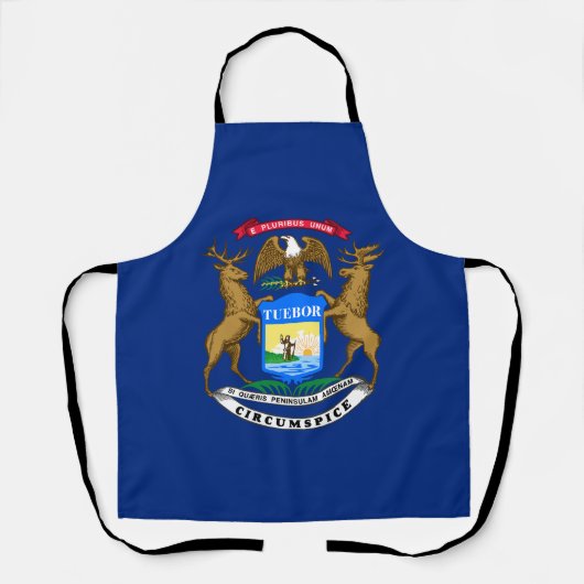 Michigan Staatsvlag Schort (Voorkant)