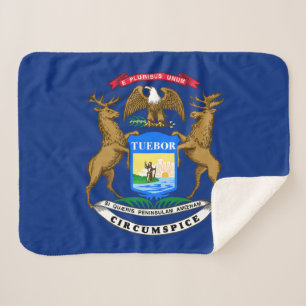 Michigan Staatsvlag Sherpa Deken