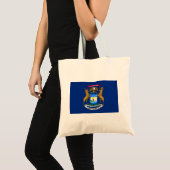 Michigan Staatsvlag Tote Bag (Voorkant (product))