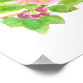 Michigan State American Robin Apple Blossom Poster (Hoek)