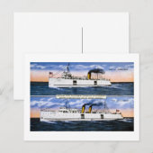 Michigan State Auto Ferries Briefkaart (Voorkant / Achterkant)