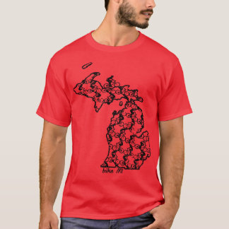  Michigan State Bike MI Fietstocht T-shirt
