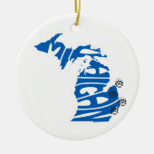 Michigan State Christmas Tree Ornament (Voorkant)