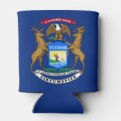 Michigan State Flag Blikjeskoeler (Achterkant)