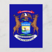 Michigan State Flag Briefkaart (Voorkant)