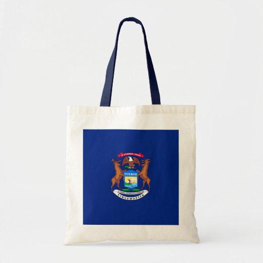 Michigan State Flag Design Tote Bag (Voorkant)